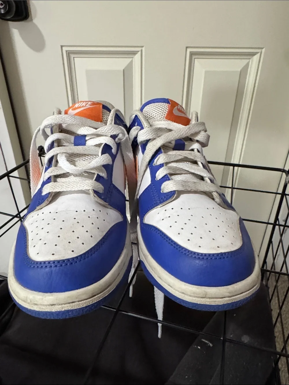 Nike Men’s Low-Top Sneakers - White/Blue/Orange